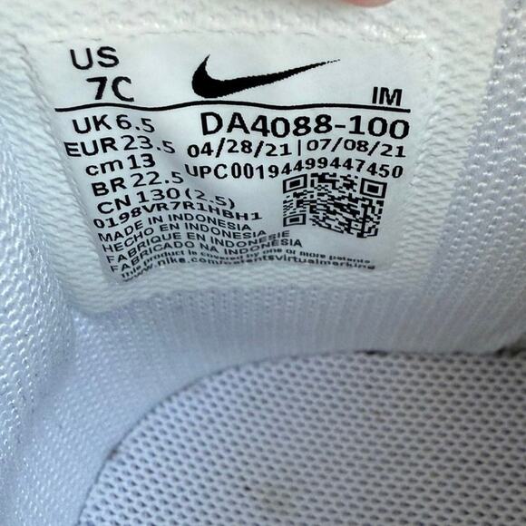 Nike Blazer Mid ‘77 White/Black Toddler Sneakers- SZ 7 C - Picture 11 of 11